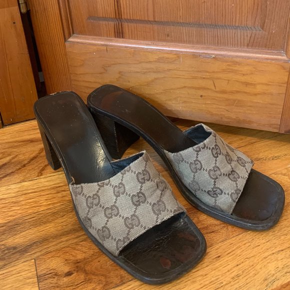 Vintage Gucci Slides - Picture 1 of 5